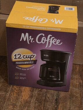 Mr. Coffee 12-Cup Programmable Coffeemaker - Black